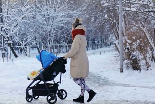 Kako pozimi obleči dojenčka