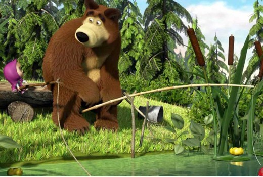 Maša i medvjed, fenomen od crtića