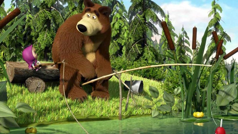 Maša i medvjed, fenomen od crtića