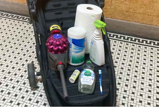 Kako očistiti otroški voziček