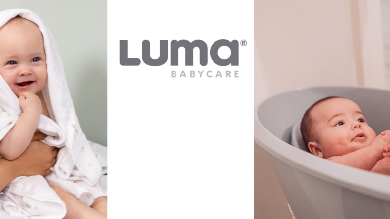 Luma oprema za prijetno in varno kopanje otroka