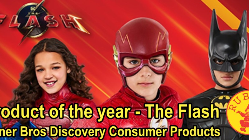 Izdelek leta so pustni kostumi iz serije The Flash Rubie's