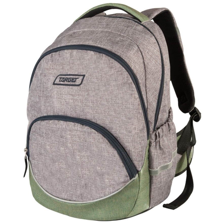 FLOW PACK Grey 26291 - anatomski šolski nahrbtnik, šolska torba
