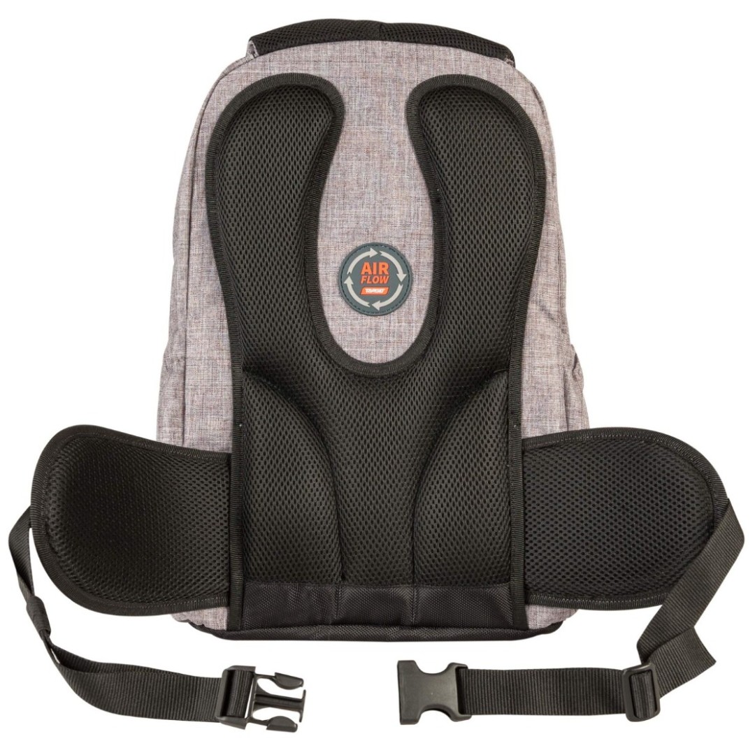 FLOW PACK Grey 26291 - anatomski šolski nahrbtnik, šolska torba