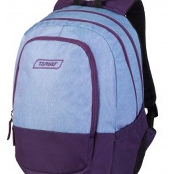 Šolska torba 3ZIP Violet Melange 26643  - šolski nahrbtnik,