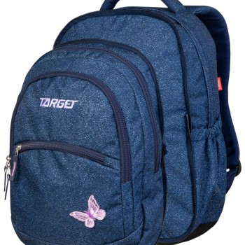 Šolska torba 2v1 Denim Butterfly 26941