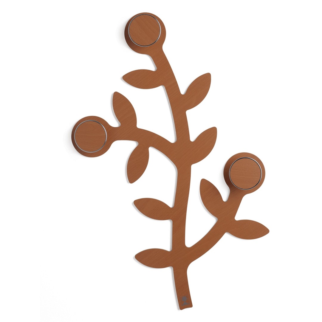 Stenski obešalnik AppendiAlbero - Oreh