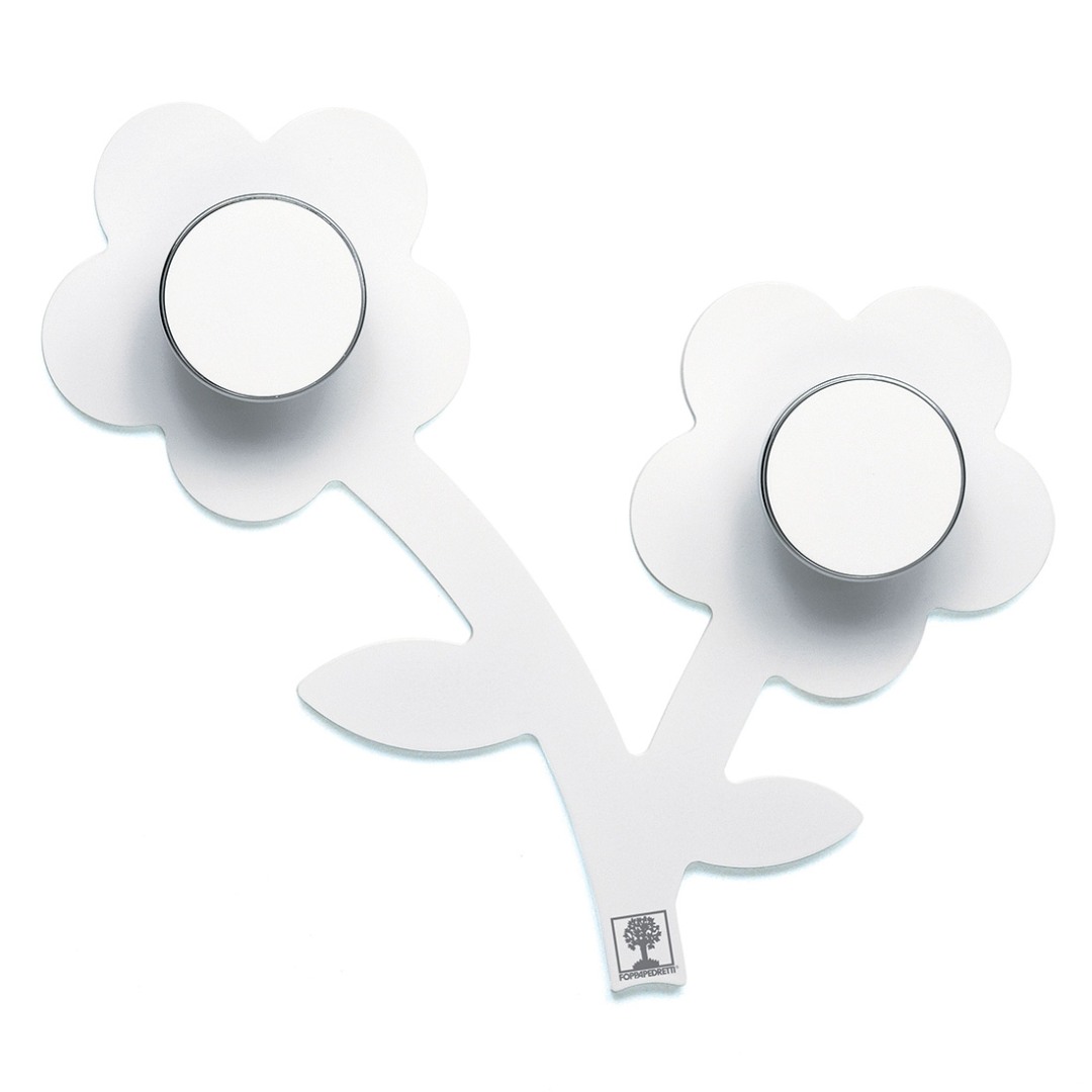 Stenski obešalnik Appendifiore - Bela Stenski obešalnik Appendifiore - Bela