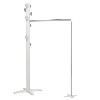 Raztegljiv leseni talni obešalnik Espansiva - Bela Raztegljiv leseni talni obešalnik Espansiva - Bela