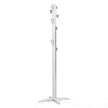 Raztegljiv leseni talni obešalnik Espansiva  - Bela