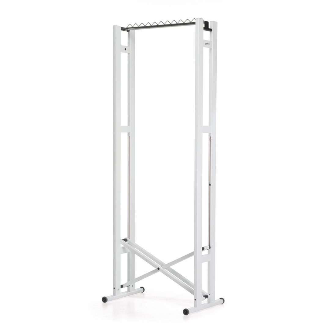 Zložljivo leseno stojalo za oblačila Snake 90 - Bela Zložljivo leseno stojalo za oblačila Snake 90 - Bela