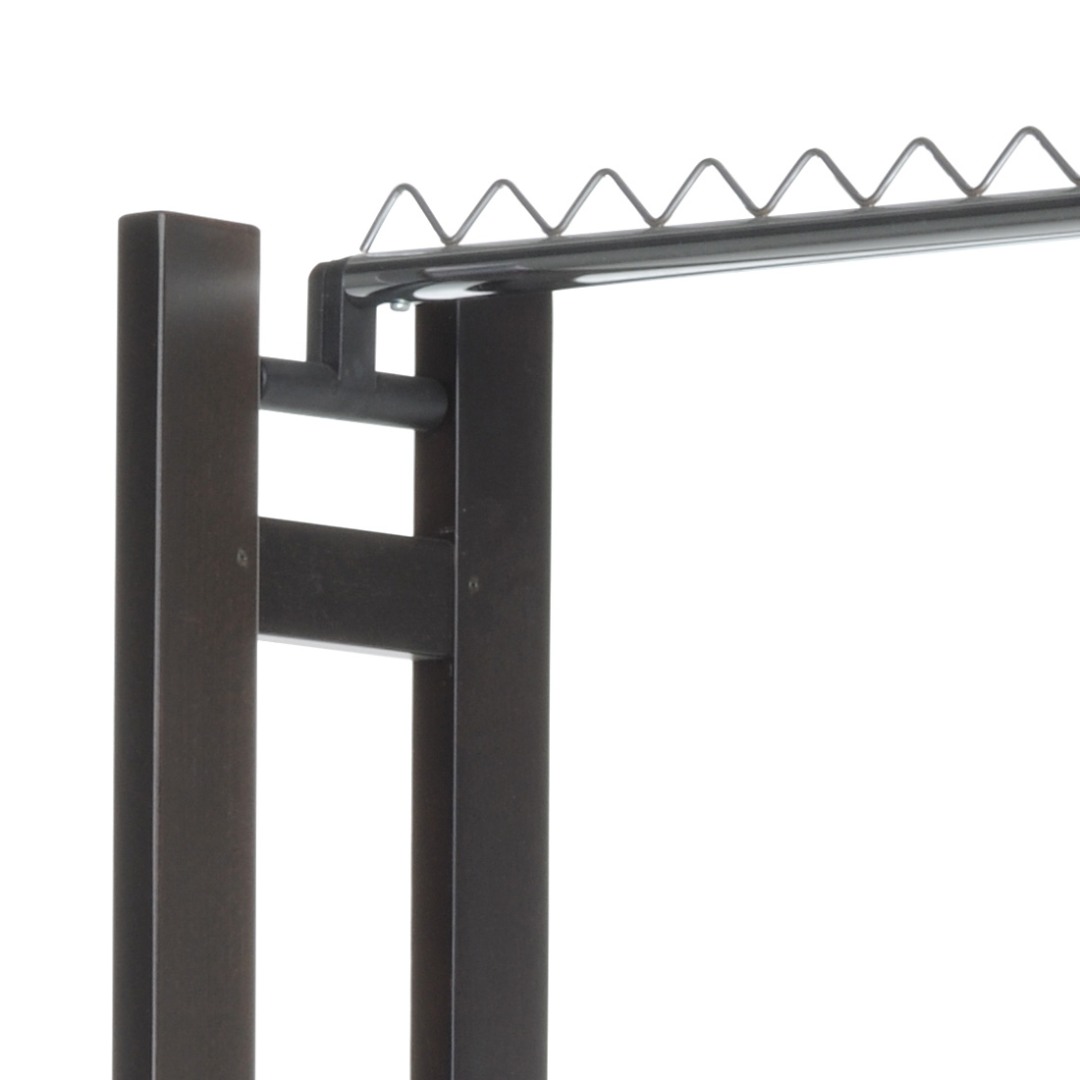 Zložljivo leseno stojalo za oblačila Snake 90 - Wenge Zložljivo leseno stojalo za oblačila Snake 90 - Wenge