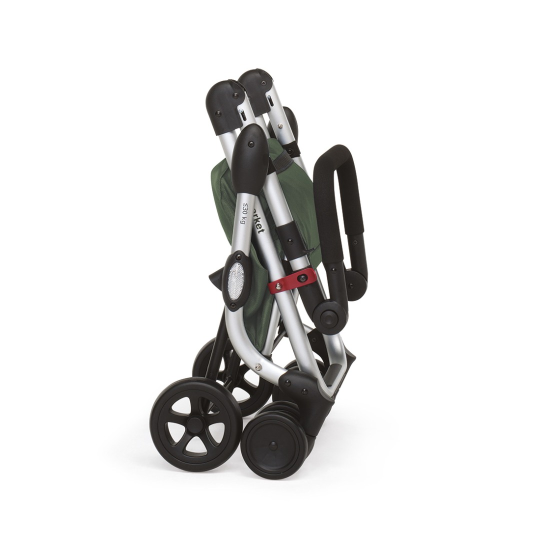 Zložljivi nakupovalni voziček Go Up - Oliva