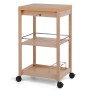 Leseni kuhinjski voziček Servi-tu – večnamenska miza