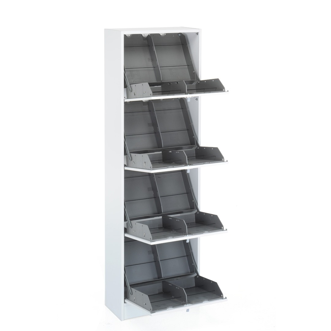 Modularna omara za čevlje Cenerentola 16 - Bela