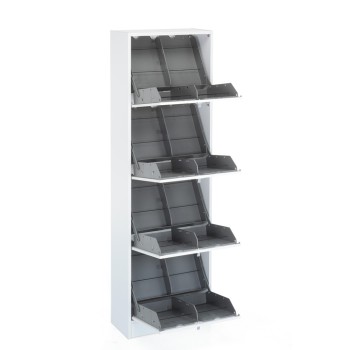 Modularna omara za čevlje Cenerentola 16 - Bela Modularna omara za čevlje Cenerentola 16 - Bela