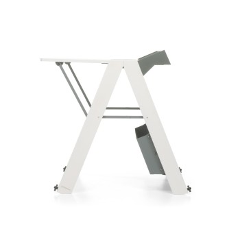 Zložljiva pisalna miza Allieva - Bela
