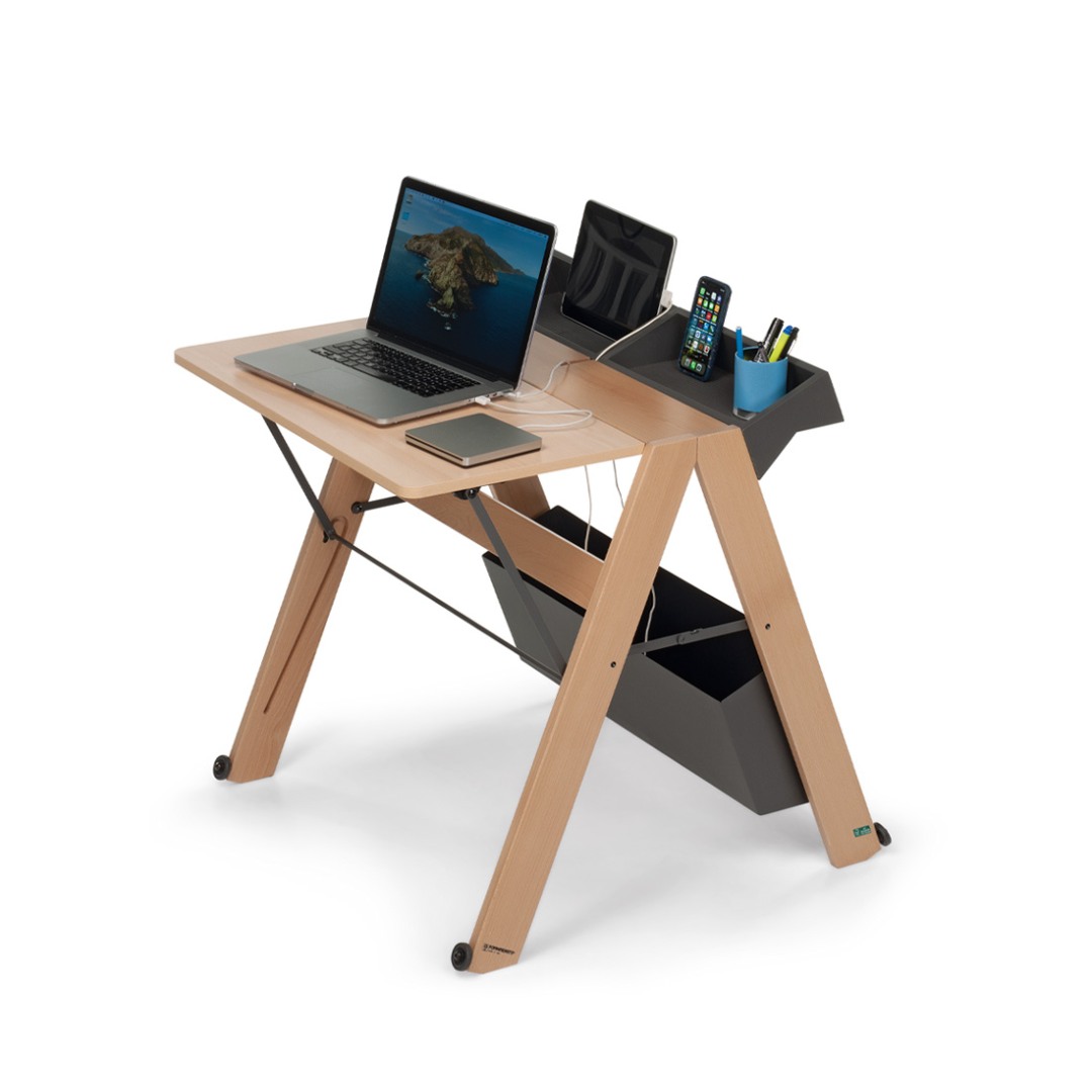 Zložljiva pisalna miza Allieva - Naturale