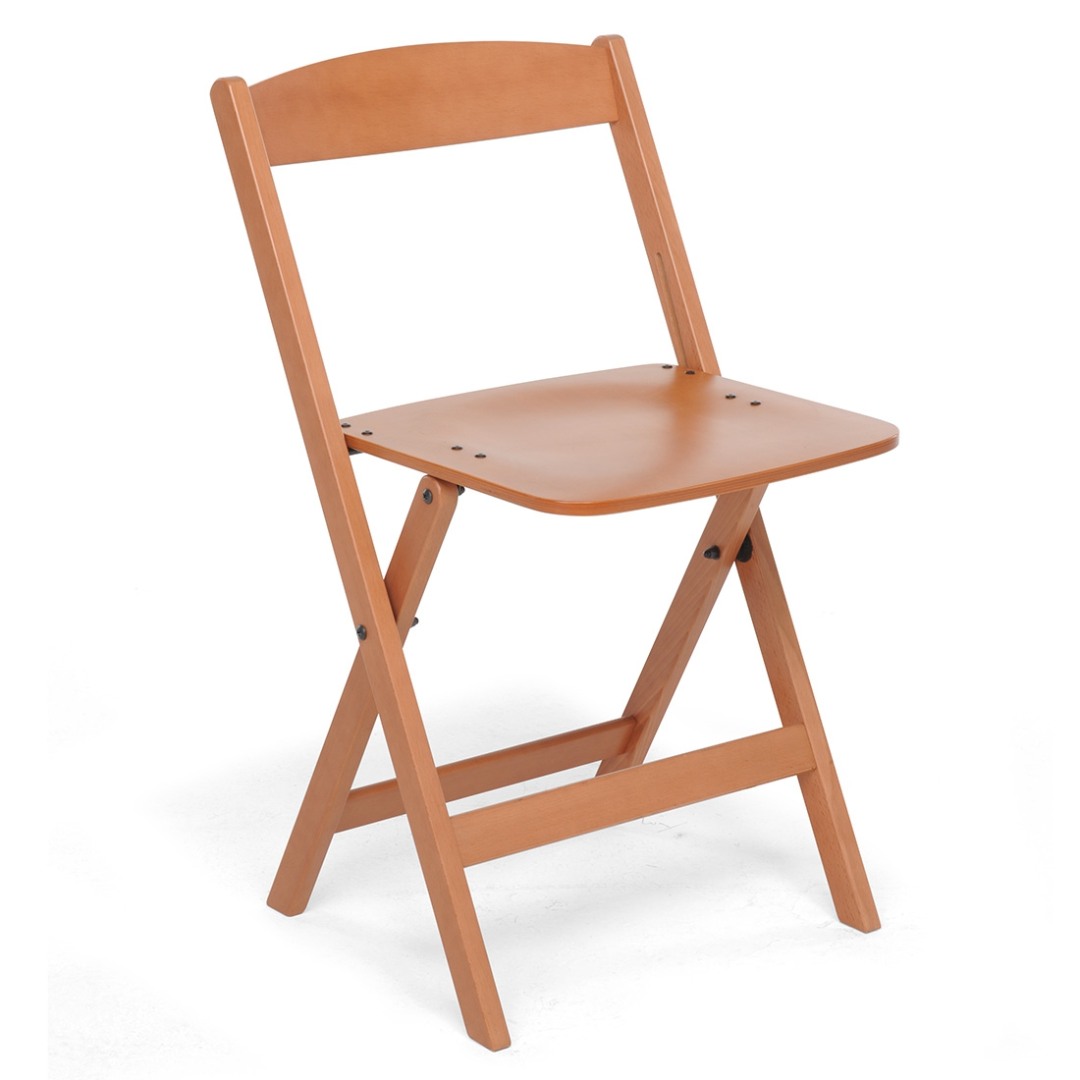 Zložljiv Leseni Stol Luna – Udobje in Eleganca