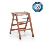 Tialzo Zložljiva Lesena Lestev - Oreh