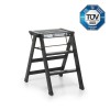 Tialzo Zložljiva Lesena Lestev - Wenge