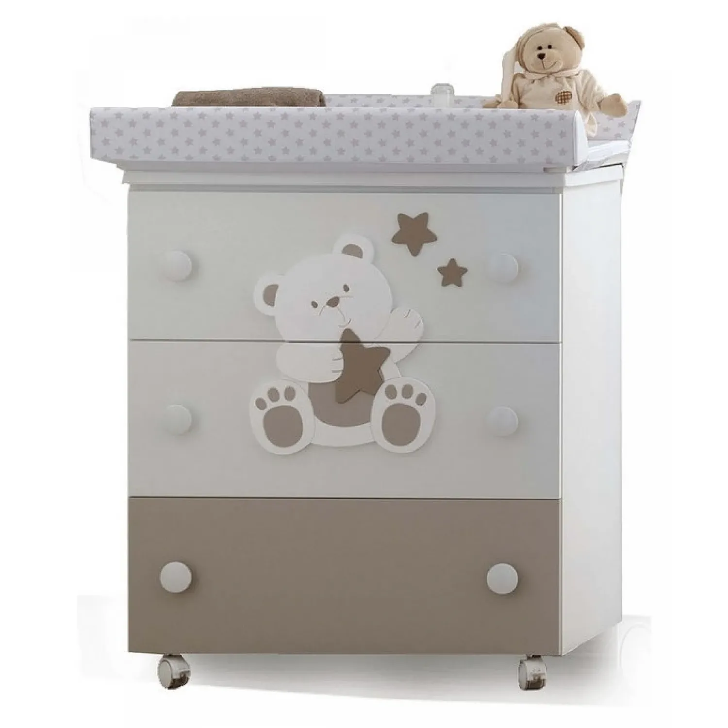 Pali ORSONE Tortora previjalna miza z banjico