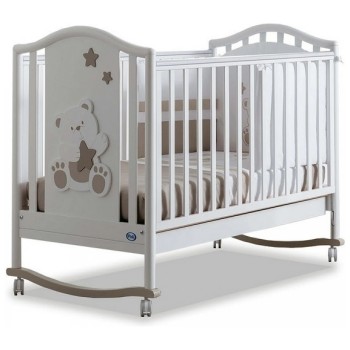 Pali ORSONE Tortora lesena otroška postelja z vzmetnico