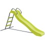 Tobogan s kovinskim ogrodjem, zelen
