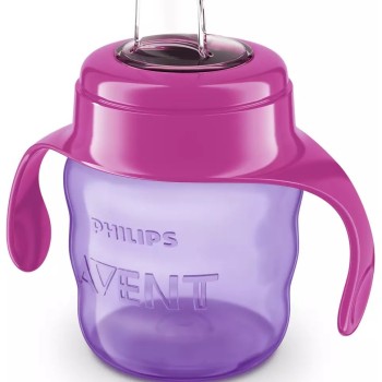 Lonček z ustnikom 200ml, 6m+, Ž rose - SCF551/03