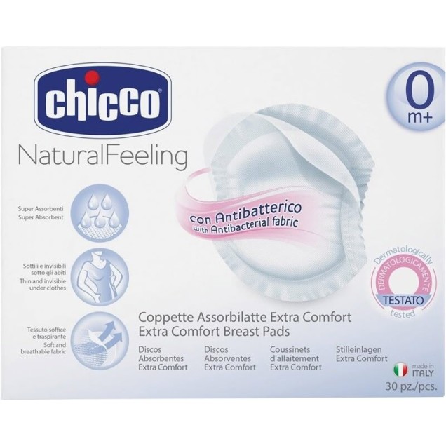 Prsni antibakterijski jastučiči 30 kos