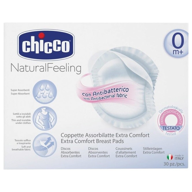 Prsne antibakterijske blazinice 30kos