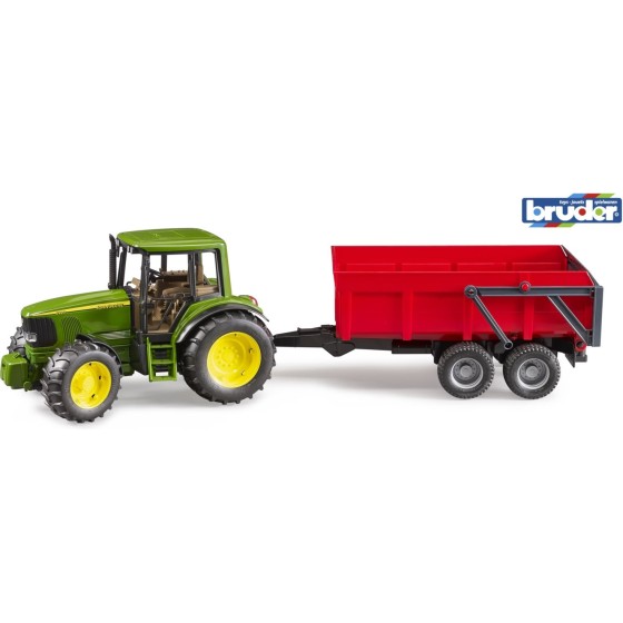 Bruder traktor John Deere 6920 s prikolico 02057