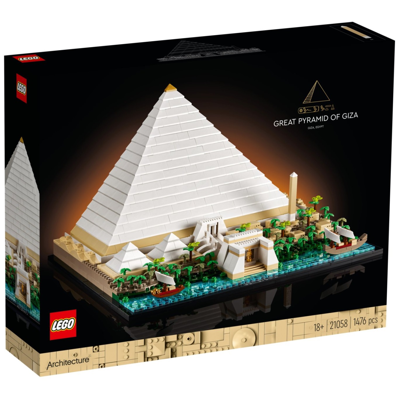 LEGO kocke ARCHITECTURE Velika piramida u Gizi 21058