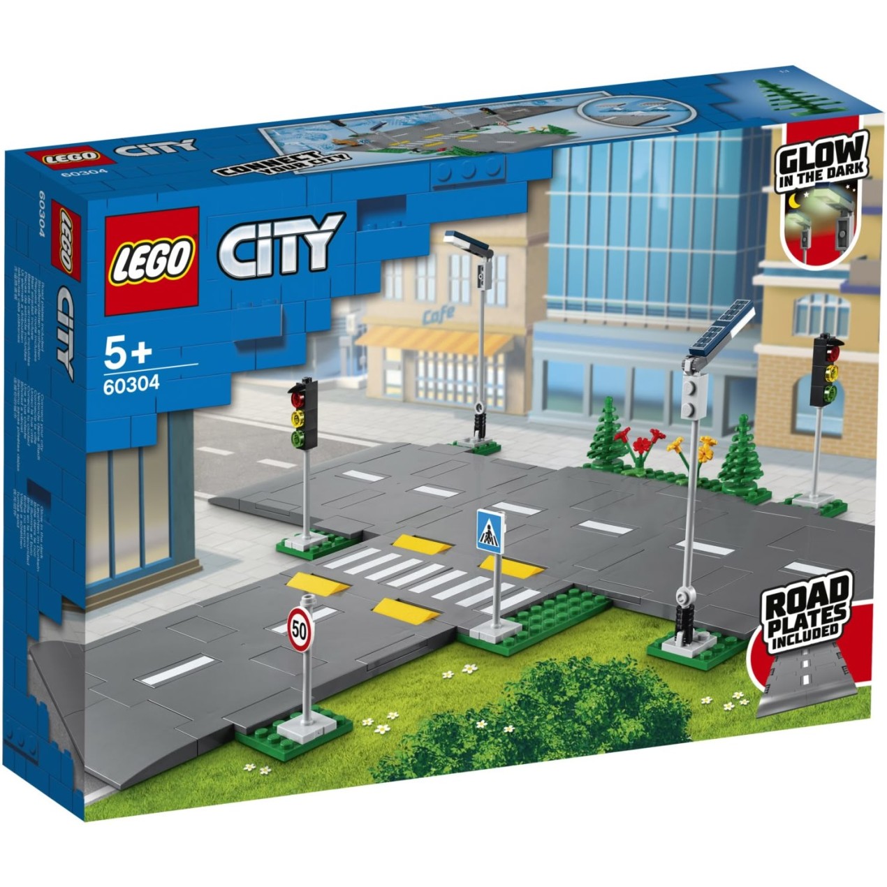 Lego kocke City Plošče za cesto 60304