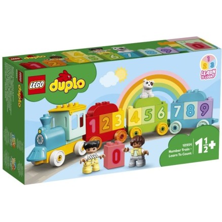 Lego kocke Duplo Številski vlak - učimo se šteti 10954