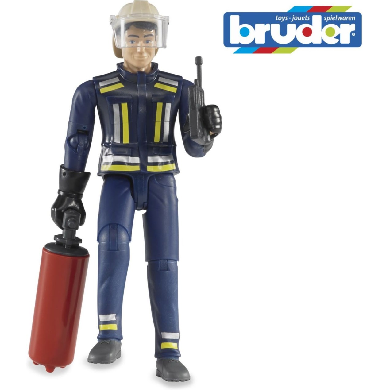Bruder BW gasilec figura z dodatki 60100
