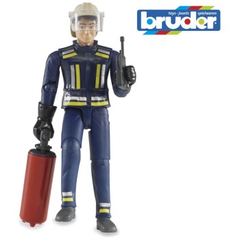Bruder BW gasilec figura z dodatki 60100