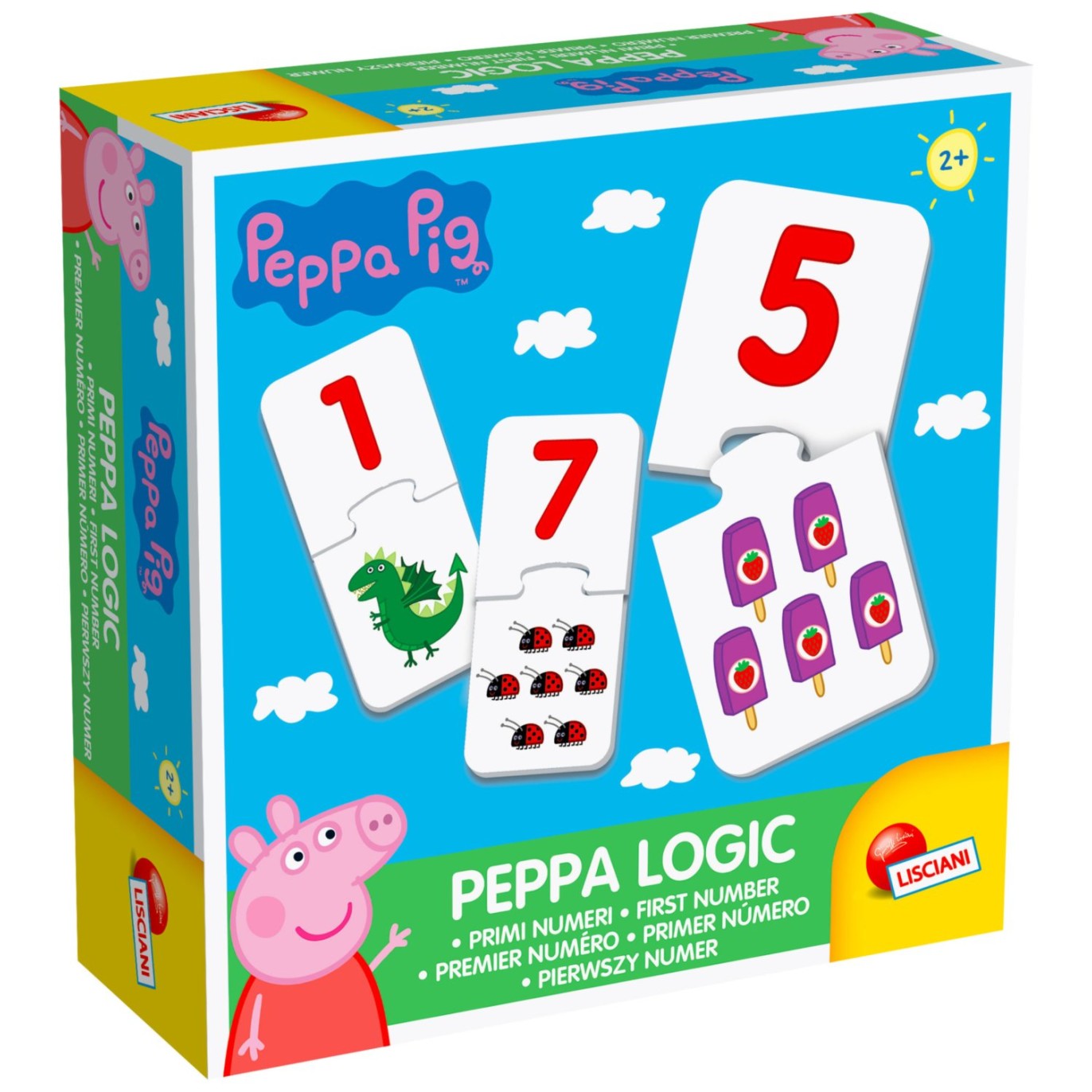 LISCIANI Peppa Pig logika brojevi ili boje