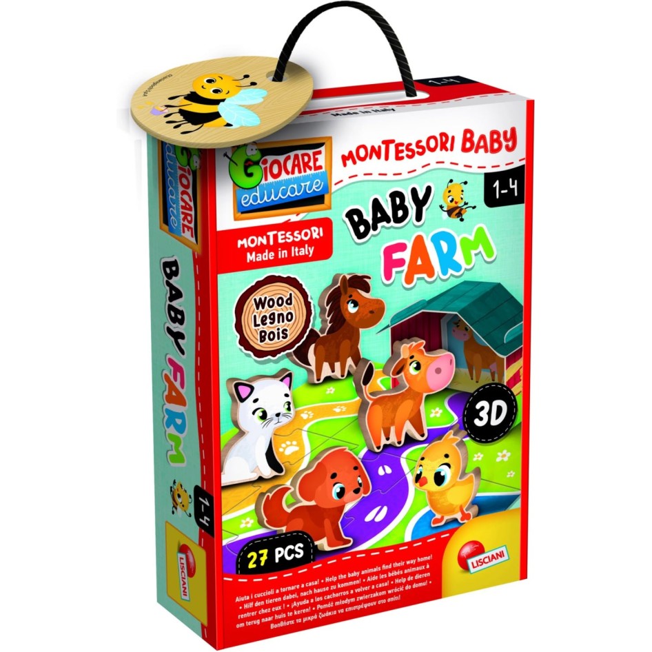 Lisciani Montesorri wood kmetija 96886