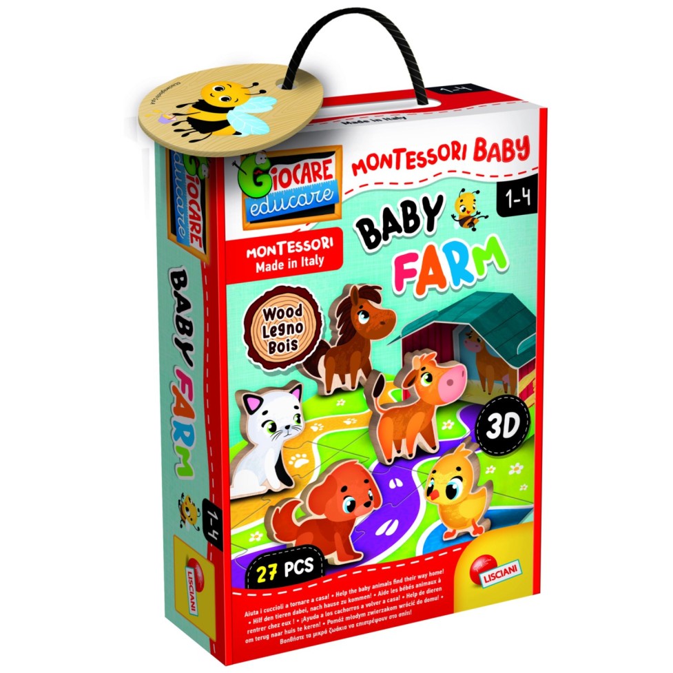 Lisciani Montesorri wood kmetija 96886