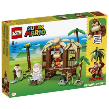 Lego kocke Super Mario Razširitveni komplet Donkey Kongova hiša na drevesu 71424