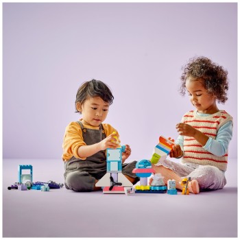 Lego kocke Duplo Dogodivščina z vesoljskim plovilom 3n1 10422