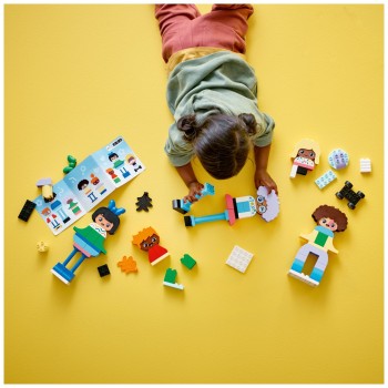 Lego kocke Duplo Sestavljivi ljudje z močnimi čustvi 10423 Lego kocke Duplo Sestavljivi ljudje z močnimi čustvi 10423
