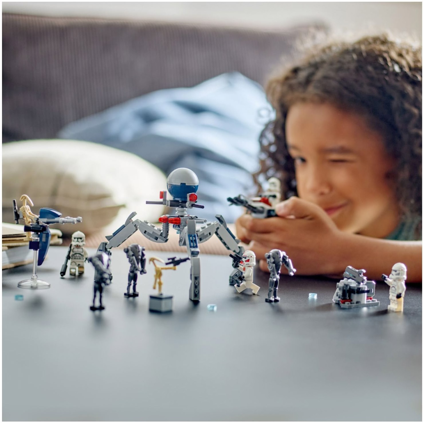 Lego kocke Star Wars Bojni paket Klonski bojevnik in Bojni droid 75372