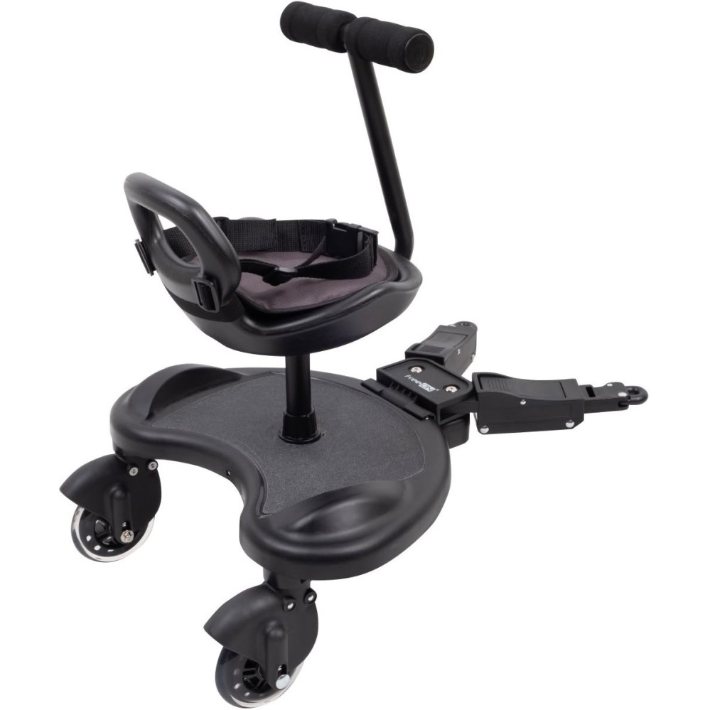 Buggyboard sa sjedalom i ručkom Black