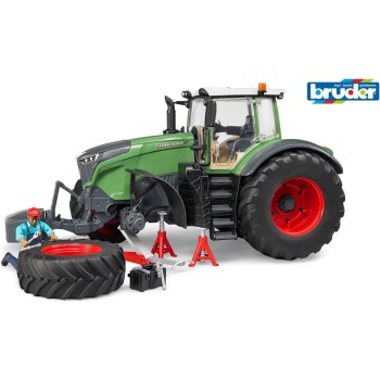 BRUDER traktor Fendt 1050 Vario sa mehaničarom i opremom 04041