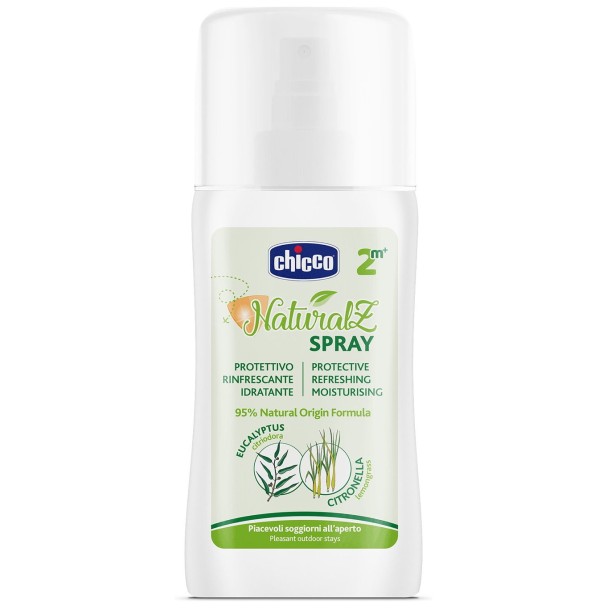 CHICCO zaščitna krema Naravno pomirjujoče in osvežilno pršilo, 100 ml