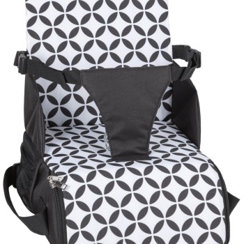 Prenosni stolček za hranjenje FOLD & GO Black