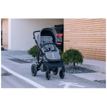 Univerzalna podloga za voziček in avtosedež 3D MESH Grey