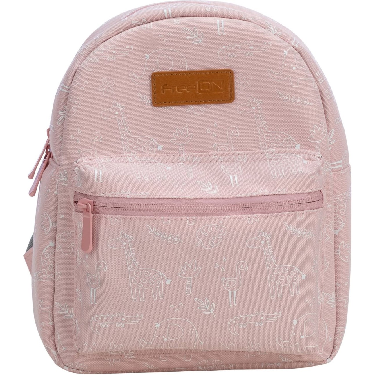 FreeON nelicenčni nahrbtniki za vrtec Small animals dusty pink